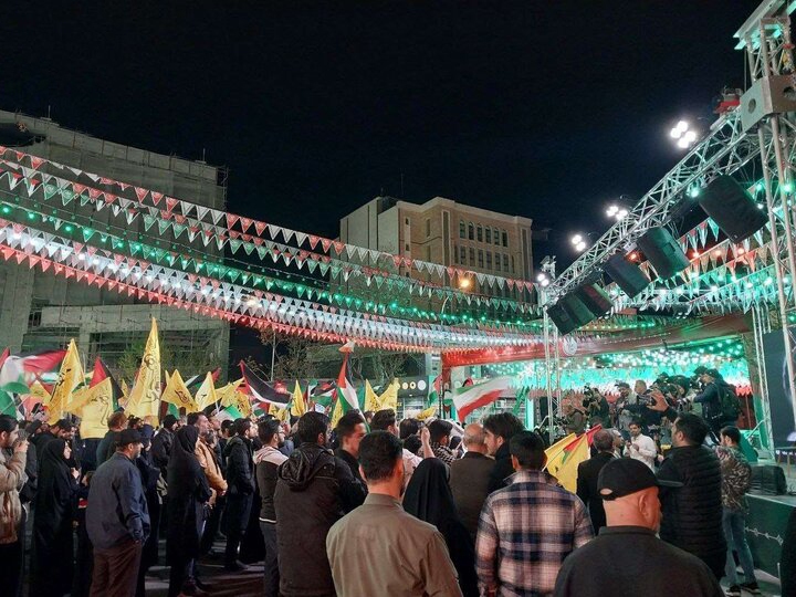 تجمع مردم تهران در محکومیت ترور سرداران و افسران ایرانی+ تصاویر